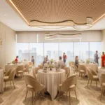 Icons 71 Union Park Banquet Dining Hall With Round Table Seating Elegant Lighting And City View