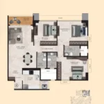 Inspira Aura Saibaba Nagar Borivali West 3 BHK Apartment Layout