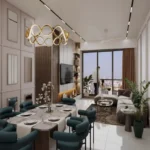 Inspira Aura Saibaba Nagar Borivali West 3 BHK Connected Living Dining Space