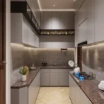 Kabra Garnet Adarsh Nagar Malad West 3 BHK Parallel Kitchen With Cabinets