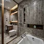 Kalpataru Lokhandwala Lokhandwala Andheri West 3 BHK Marble Bathroom Interior