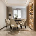 Kalpataru Vienta Kandivali East 3 BHK Dining Area With Modern Seating Elegant Decor Spacious Layout