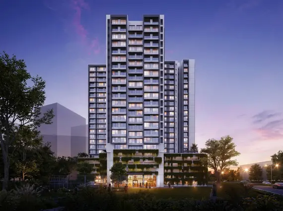 La Serena Patel Nagar Kandivali West 3 BHK High Rise Building Exterior View