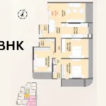 Nirmal CHSL Vile Parle East 3 BHK Floorplan