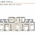 Raunak Centrum Sion 4 BHK Floor Plan