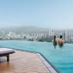 Raunak Centrum Sion Infinity Pool With Panoramic City View And Poolside Deck