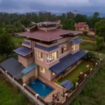 Rishabh Villa Waksai Lonavala 6 BHK Villa Exterior Aerial View With Luxury Independent Home Private Pool Greenery Surroundings And Spacious Layout