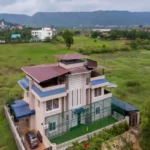 Rishabh Villa Waksai Lonavala 6 BHK Villa Top View With Cricket Net Outdoor Amenity Landscape Greenery Surroundings Spacious Plot And Recreational Area