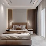 Roswalt Zyon Oshiwara Andheri West 4 BHK Bedroom Interior With Floor To Ceiling Windows Modern Lighting