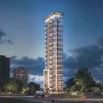 Roswalt Zyon Oshiwara Andheri West Luxury Residential Tower Exterior With Modern Architecture Cityscape View