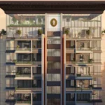 Roswalt Zyon Oshiwara Andheri West Luxury Tower Facade With Glass Balconies Modern Elevation