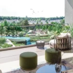 Runwal One Ghodbunder Road Thane West Balcony View With Green Landscape Seating Area And Open Views