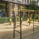 Runwal One Ghodbunder Road Thane West Outdoor Gym And Play Area With Fitness Equipment And Open Space