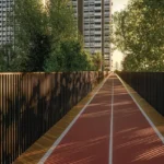 Runwal One Ghodbunder Road Thane West Running Track With Landscaped Surroundings And Outdoor Fitness Area