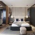 Ruparel Stardom Evershine Nagar Malad West 3 BHK Neutral Bedroom With Panel Wall