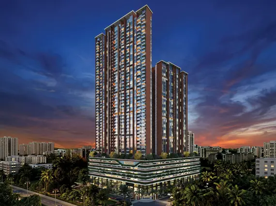 Ruparel Stardom Evershine Nagar Malad West Tall Tower Skyline Exterior