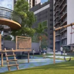 SKG One Uttam Uttam Society Chembur Children Play Area With Slides Swings And Outdoor Recreational Space