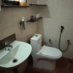 Saudades Beach Bungalow Candolim Goa 3 BHK Granite Counter White Sanitary Bathroom