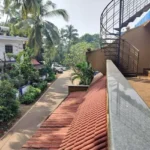 Saudades Beach Bungalow Candolim Goa 3 BHK Spiral Staircase Palm Lined Neighbourhood Terrace