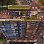 Shelton Elite Gulmohar Road Juhu 3 BHK Rooftop Amenities With Seating Lounge Gym Area And Open Sky View