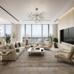 Sheth Avalon Thane West 3 BHK Living Room With Sofa Seating