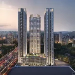 Sheth Avalon Thane West Residential Tower Exterior Skyline View