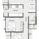 Sheth Vasant Lawns Thane 2 BHK Floor Plan