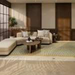 Shivalaya Atharv Shivaji Park Dadar Premium Resident Lounge With Corner Seating Elegant Wood Panels And Large Windows