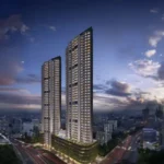Shreeji Atlantis Orlem Malad West 3 BHK Skyline Building Night View