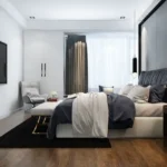 Sugee Krishna Kunj Shivaji Park Dadar 3 BHK Bedroom Interior With Modern Design Spacious Layout Soft Lighting