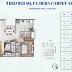 Sugee Krishna Kunj Shivaji Park Dadar 3 BHK Floor Plan