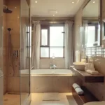 Sugee Vaayu Ashok Nagar Mulund West 4 BHK Premium Bathroom Design With Tub Shower