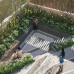 Sugee Vaayu Ashok Nagar Mulund West Landscaped Amphitheatre Garden Seating Area