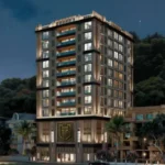 The Manor Babulnath Dadi Seth Lane Malabar Hill 4 BHK Tower Exterior With Modern Architecture Night Lighting And Premium Facade Design