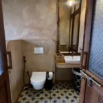 Vianaar La Selva Assagao Goa 4 BHK Compact Toilet With Pattern Tiles