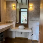 Vianaar La Selva Assagao Goa 4 BHK Bathroom With Stone Vanity
