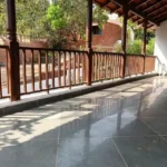 Vianaar La Selva Assagao Goa 4 BHK Covered Balcony With Wooden Railing