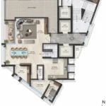 Yogi Sea Union Park Pali Hill Khar West 3 BHK Upper Duplex Layout Floor Plan