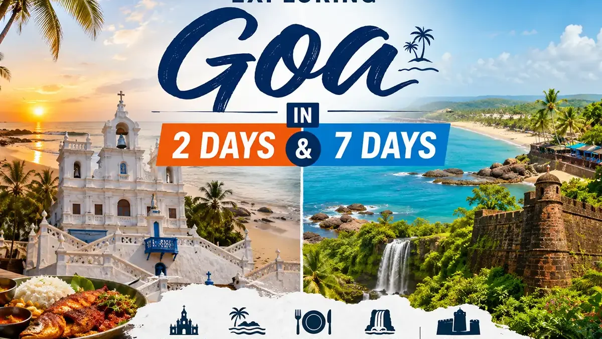 Itinerary 2 Day Goa Trip, 7 Day Trip to Goa, Things to Do Goa