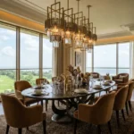25 Downtown Mahalaxmi 5 BHK Formal Dining Room With Chandelier