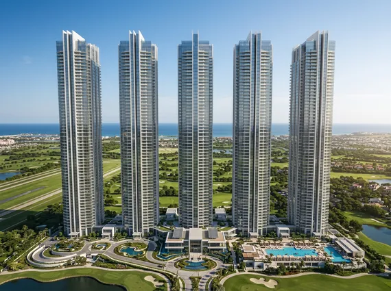 25 Downtown Mahalaxmi 5 BHK Ultra Luxury Residential Towers With Golf Course