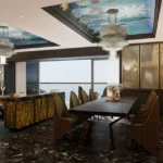 25 Downtown Mahalaxmi-Business Lounge With Dark Wooden Accent