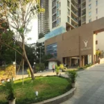 3 BHK Imperial Heights Goregaon West Signage Board Landscaped Pathway Brick Facade Ground Floor Lobby Entrance