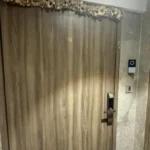 3 BHK Lotus Ananya JVPD Juhu Wood Flush Door Digital Lock Marble Clad Private Foyer