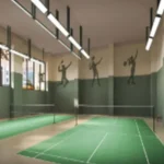 3 BHK Mahindra Rainforest LBS Road Kanjur indoor badminton court with sports flooring