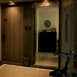 4 BHK Lodha Marquise Lower Parel Wood Panel Smart Lock Dark Marble Foyer Entry