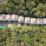 4 BHK Villa Magic Arr Estate Goa Aerial View Of Villa Community Surrounded By Greenery