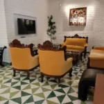 4 BHK Villa Magic Arr Estate Goa Living Room With Classic Seating And Television Unit