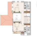 4 BHK Villas Elements Nachinola Goa First Floor Plan