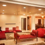 6 BHK Villa Clover Hills Kondhwa Pune Double Height Living Area With Antique Furniture